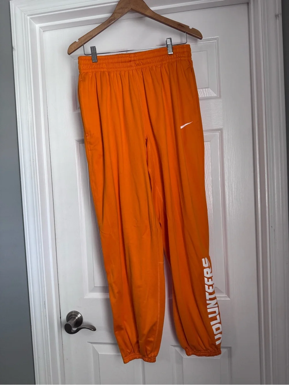 Nike Unisex Orange Tennessee Joggers with White Swoosh & Side Lettering